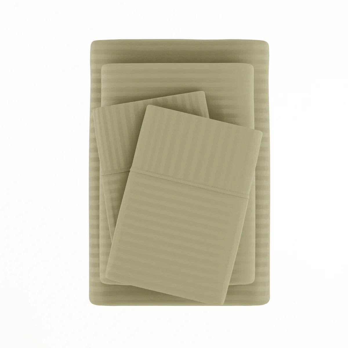 Stripes Embossed 4-Piece Sheet Set
