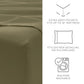 6-Piece Double Brushed Solid Sheet Set
