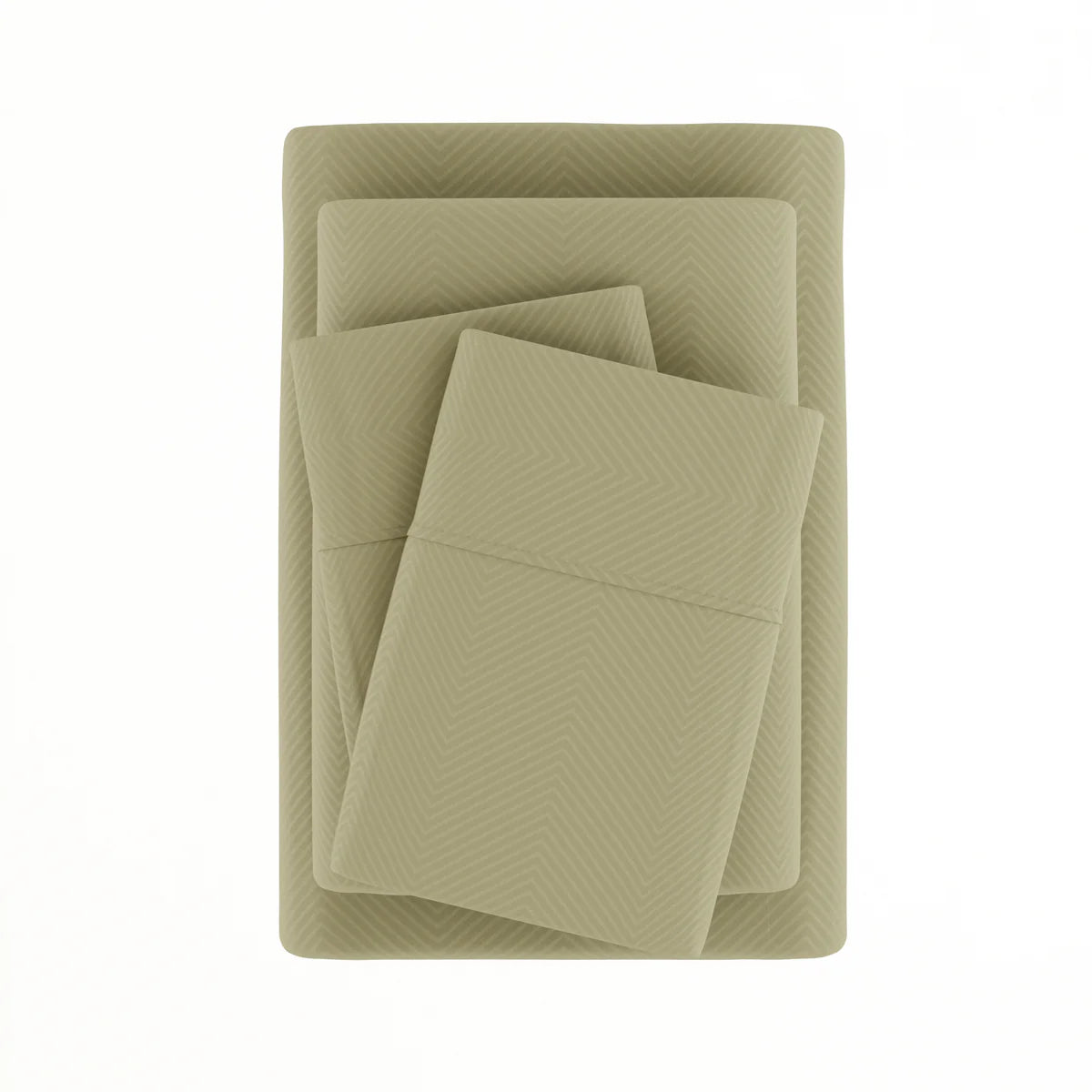 Chevron Embossed 4-Piece Sheet Set