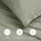 4-Piece 100% Cotton Jersey Knit Sheet Set