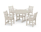 Polywood - Chippendale 5-Piece Round Farmhouse Dining Set - FREE SHIPPING