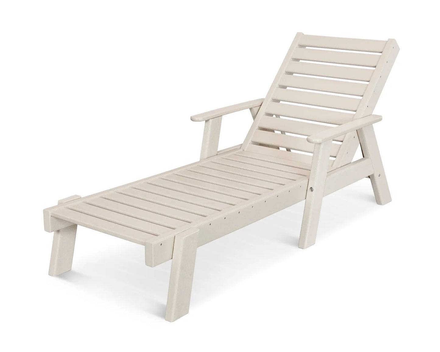 Polywood - Captain Chaise with Arms - FREE SHIPPING
