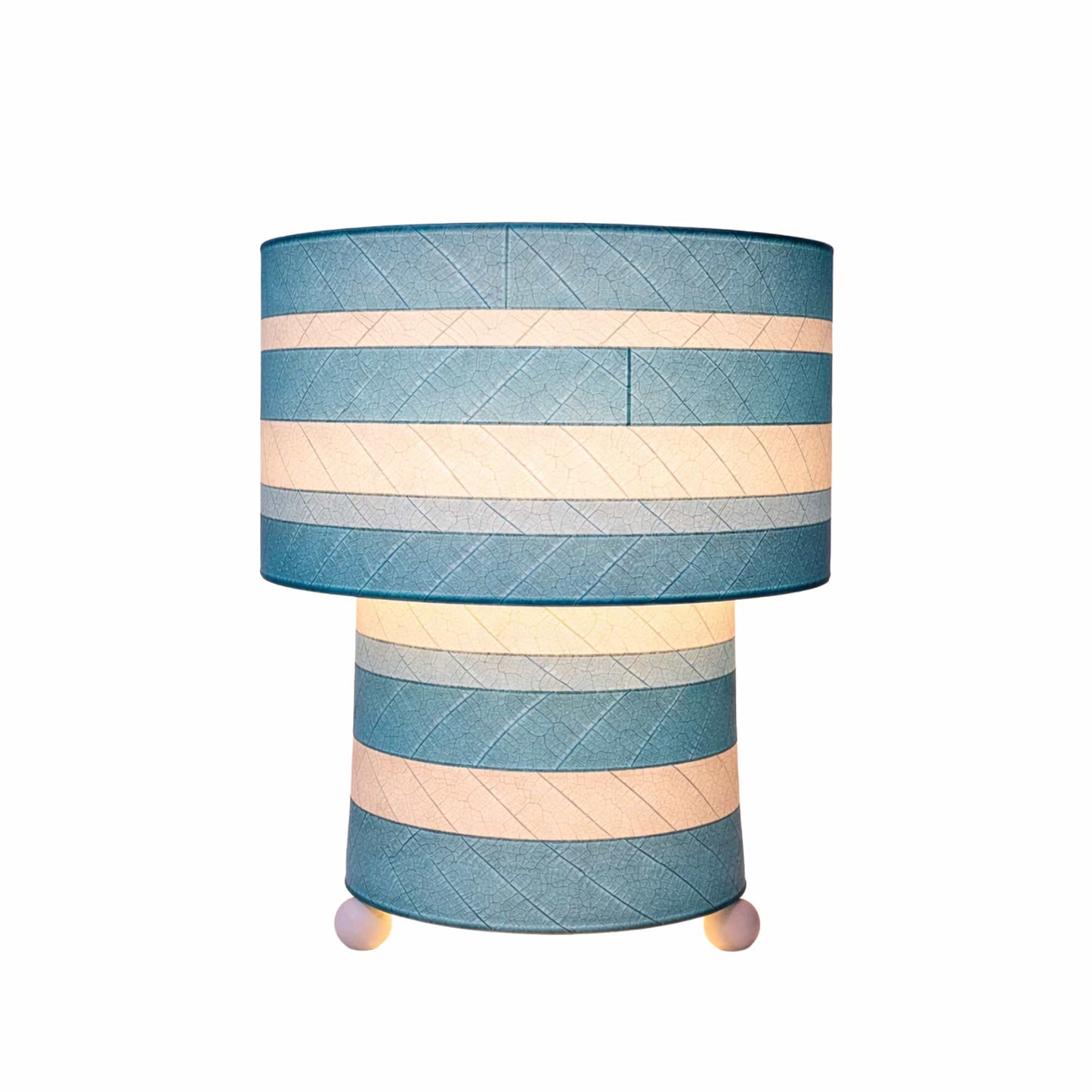 Striped Mushroom Table Lamp