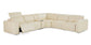 Bassett - Club Level - Airy Leather Power Reclining Sectional