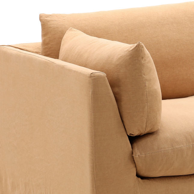 Otis 2 Piece Chaise Sectional Frame LAF w/ Slipcover Finishes