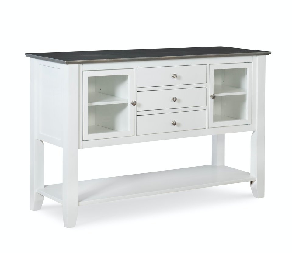 Cosmopolitan - Server in Heather Gray & White