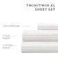 Soft Stitch Stripe 4-Piece Patterned Sheet Set