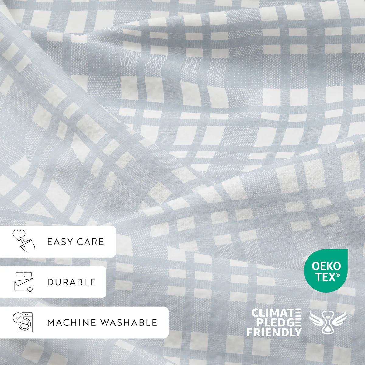 Woven 4-Piece 100% Cotton Flannel Sheet Set