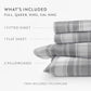 Plaid 4-Piece 100% Cotton Flannel Sheet Set