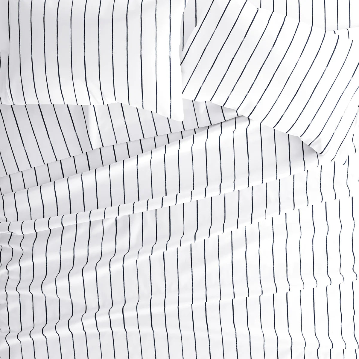 Distressed Field Stripe 4-Piece Patterned Sheet Set