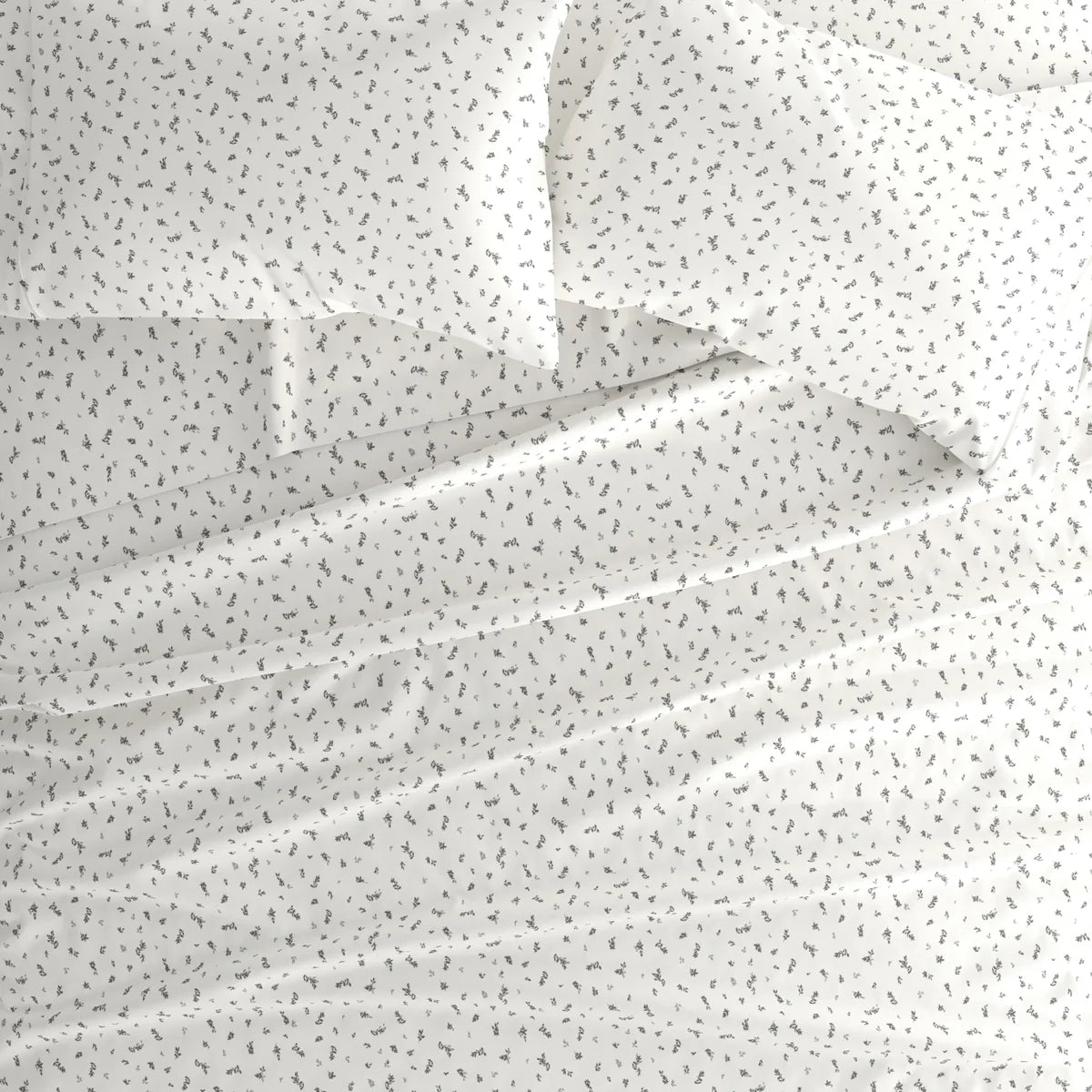 Spotted Leaves 4-Piece Patterned Sheet Set