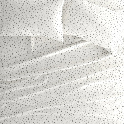 Spotted Leaves 4-Piece Patterned Sheet Set