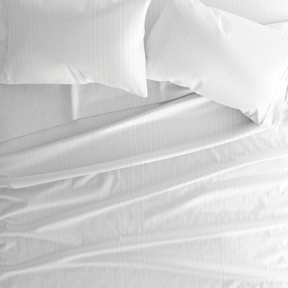 Pinstriped 4-Piece Patterned Sheet Set