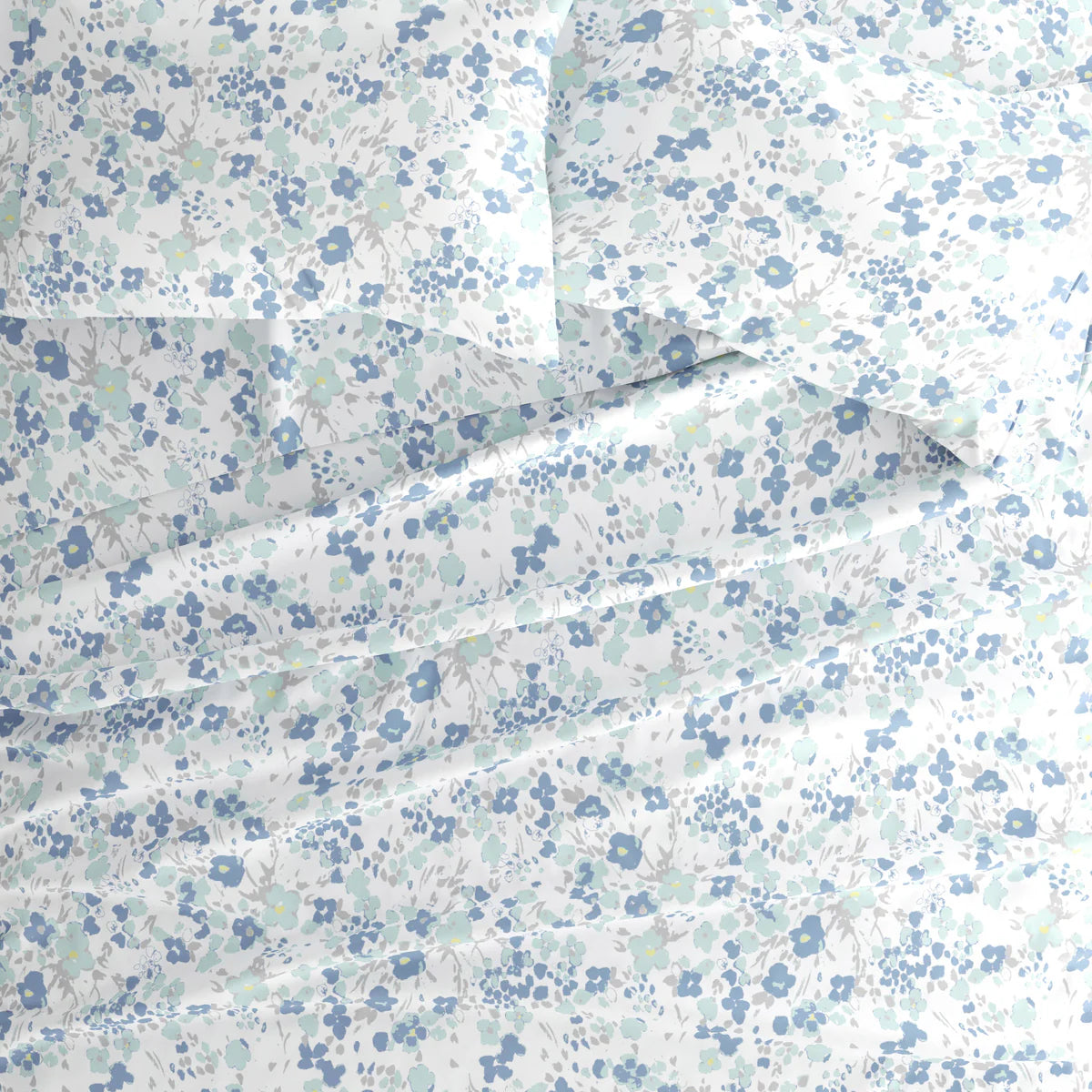 Violets 4-Piece Patterned Sheet Set
