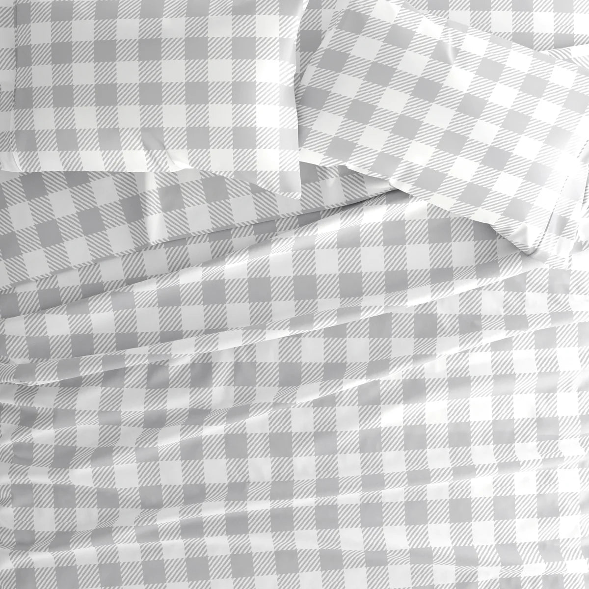 Country Plaid 4-Piece Patterned Sheet Set