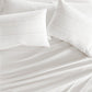 Soft Stitch Stripe 4-Piece Patterned Sheet Set