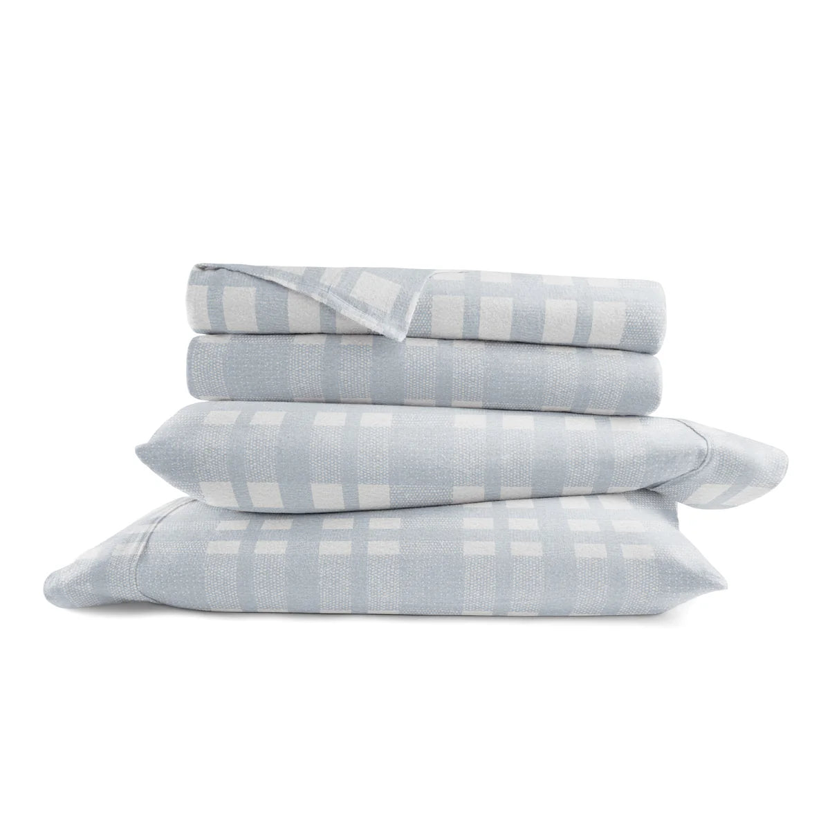 Woven 4-Piece 100% Cotton Flannel Sheet Set