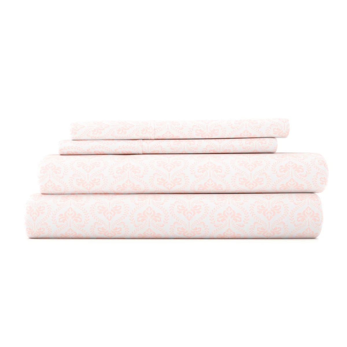 Classic in Pink 4-Piece Patterned Sheet Set