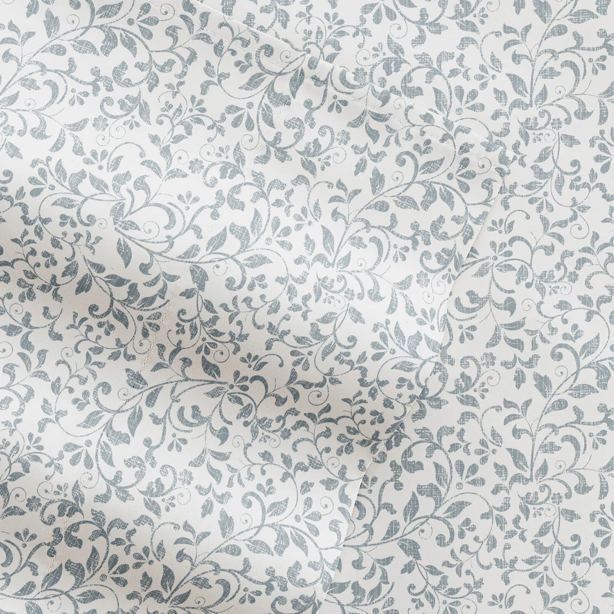 Distressed Vine 4-Piece Patterned Sheet Set