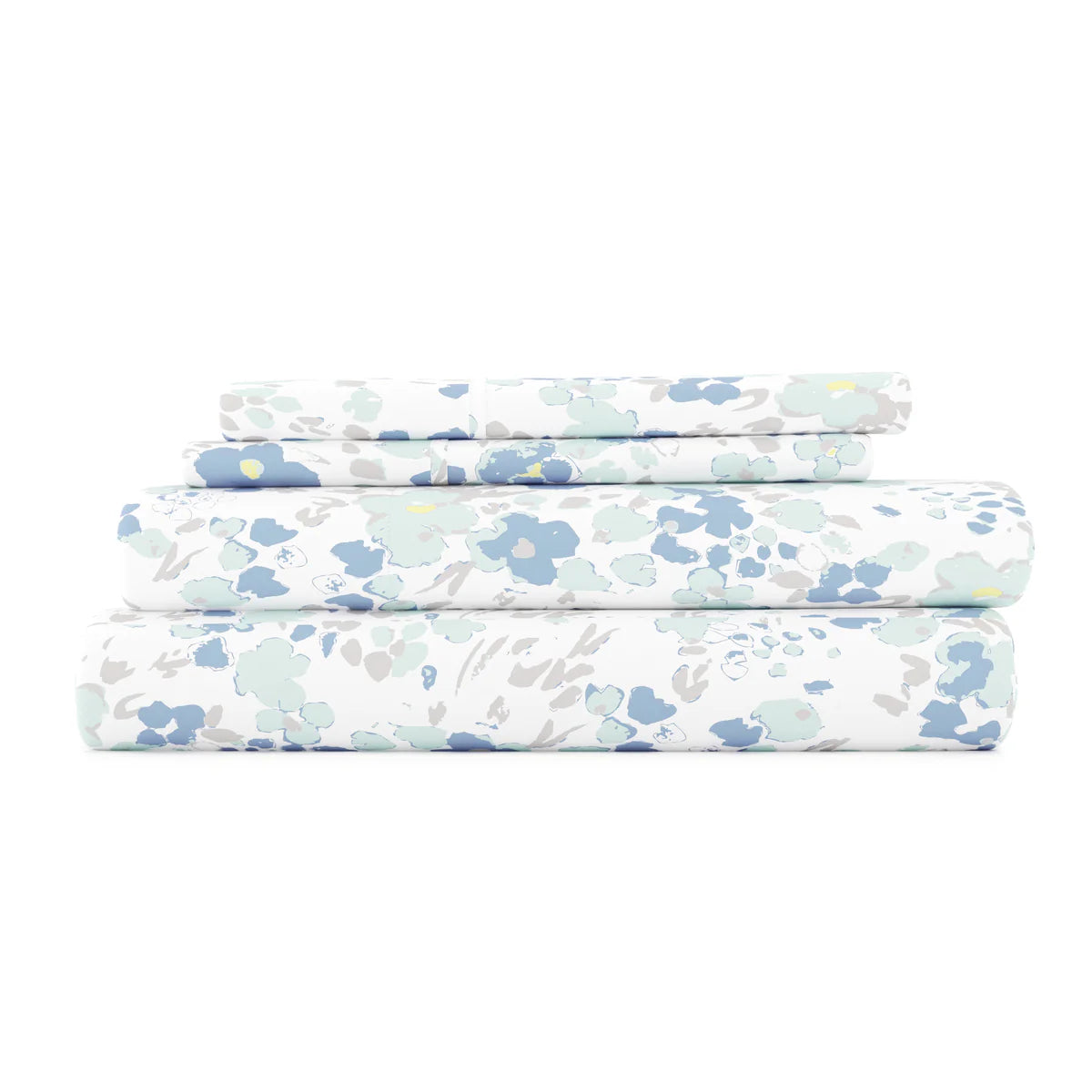 Violets 4-Piece Patterned Sheet Set