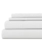 Pinstriped 4-Piece Patterned Sheet Set