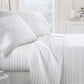 Weathered Stripes 4-Piece 100% Cotton Flannel Sheet Set