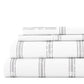 Distressed Line 4-Piece Patterned Sheet Set
