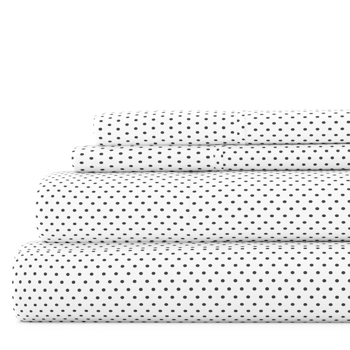 Stippled 4-Piece Patterned Sheet Set