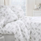 Sylvan Rose 4-Piece 100% Cotton Flannel Sheet Set