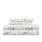 Tossed Foliage 4-Piece Patterned Sheet Set