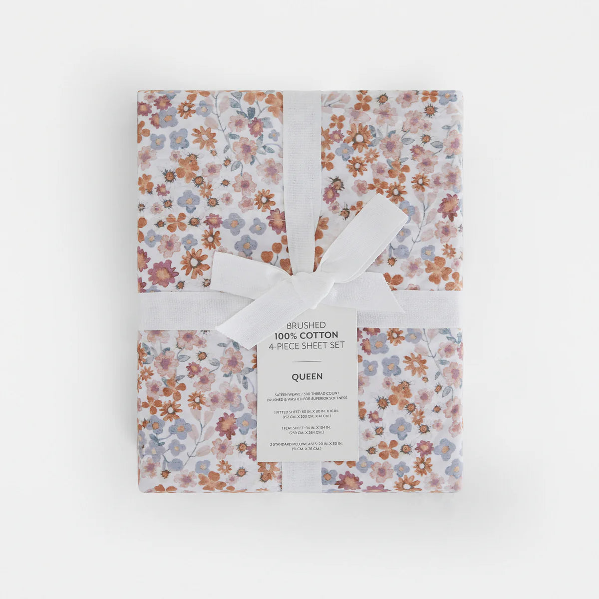 Wild Garden 100% Cotton Long Staple Sheet Set