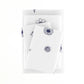 Indigo Flowers 4-Piece Patterned Sheet Set