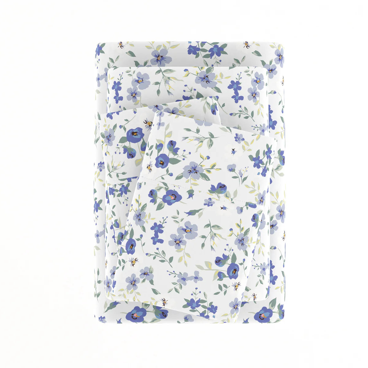 Blossoms 4-Piece Patterned Sheet Set