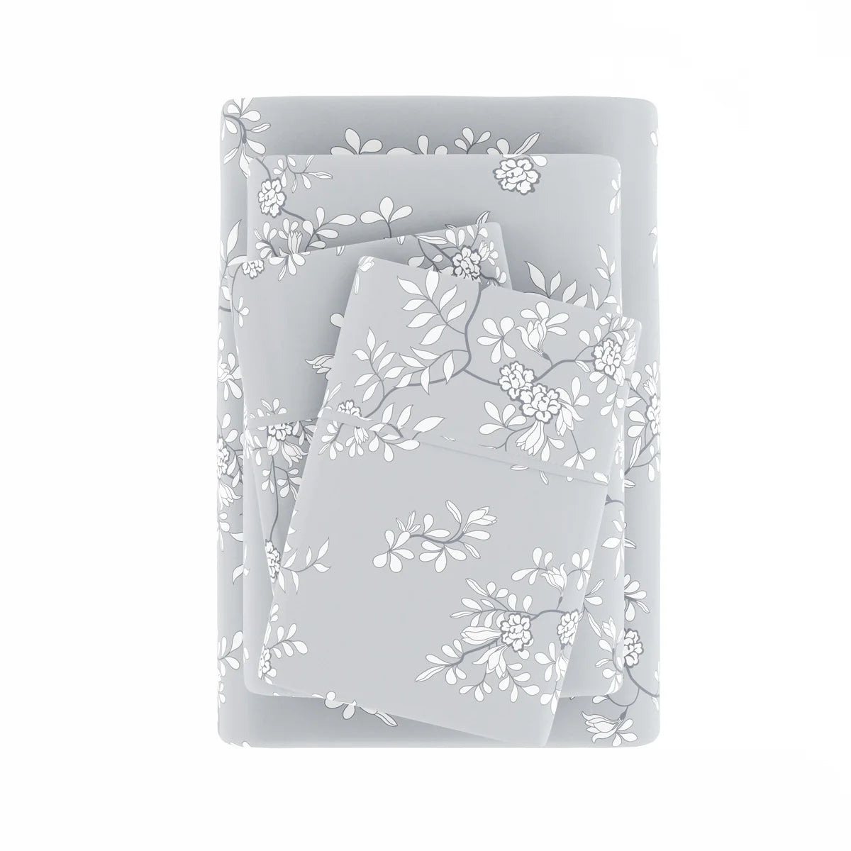Trellis Vine 4-Piece Patterned Sheet Set