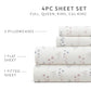 Painted Meadow 4-Piece Patterned Sheet Set