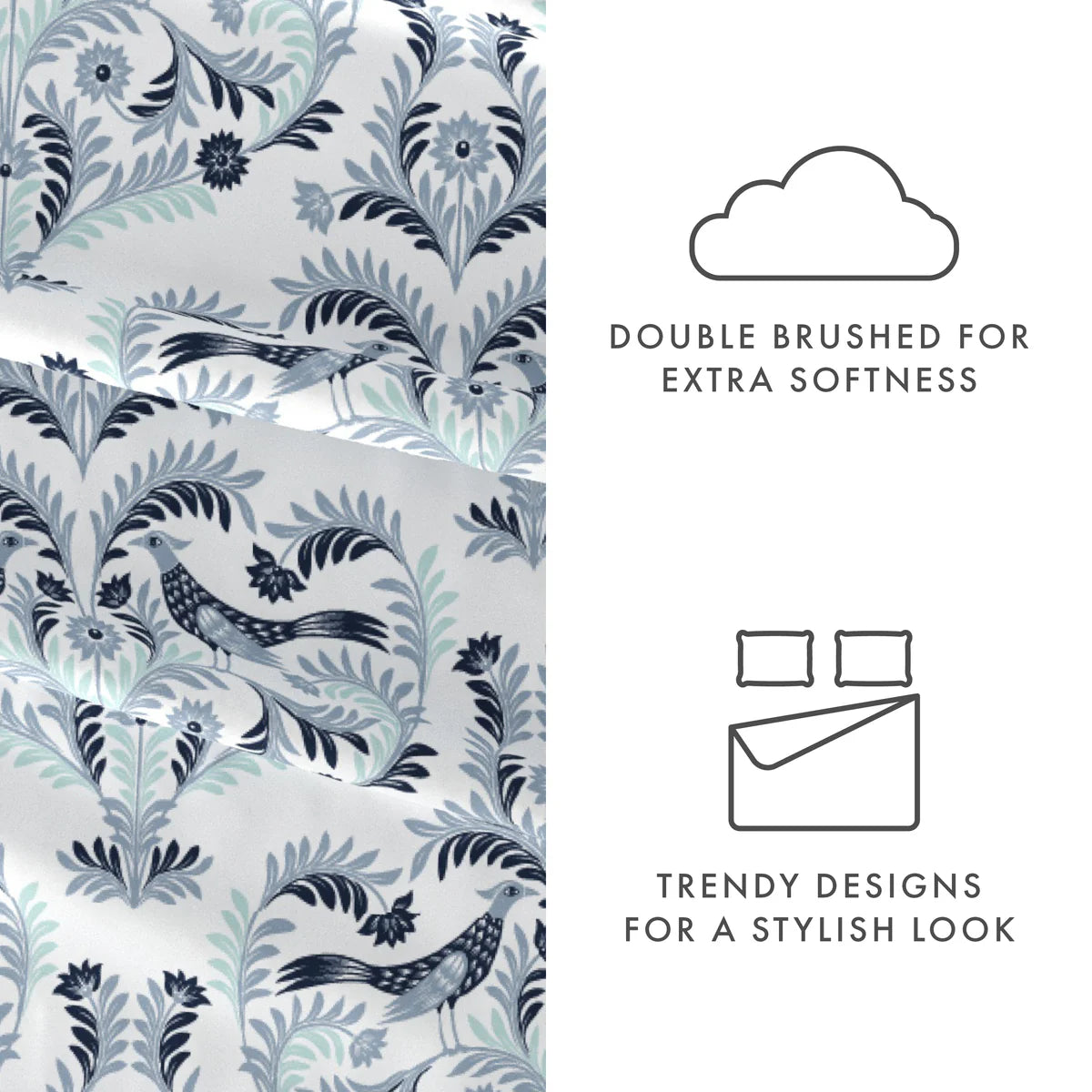 Garden Estate 4-Piece Patterned Sheet Set