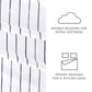 Distressed Field Stripe 4-Piece Patterned Sheet Set