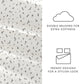 Spotted Leaves 4-Piece Patterned Sheet Set