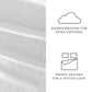 Pinstriped 4-Piece Patterned Sheet Set