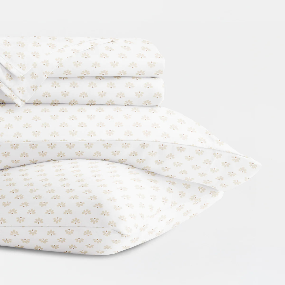 Moon Daisies 100% Cotton Long Staple Sheet Set