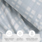 Woven 4-Piece 100% Cotton Flannel Sheet Set
