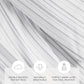 Weathered Stripes 4-Piece 100% Cotton Flannel Sheet Set