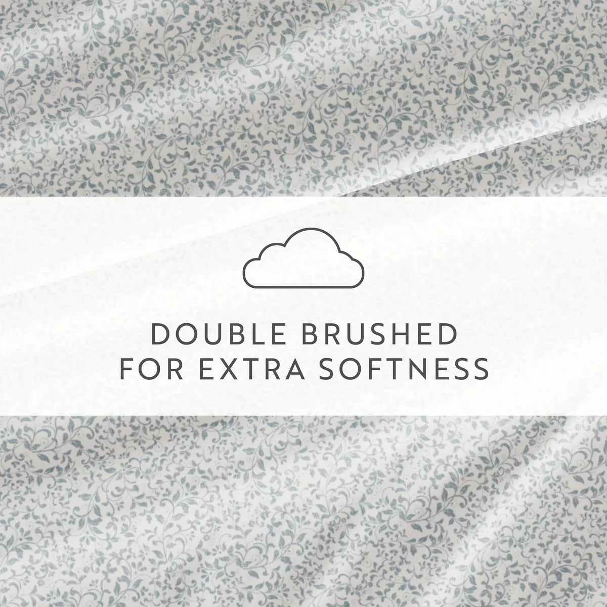 Distressed Vine 4-Piece Patterned Sheet Set