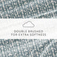 Cloud Burst 4-Piece Patterned Sheet Set