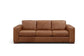Leather Italia - Inglewood Sofa in Vintage Brown Derby