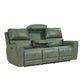 Leather Italia - Laredo Sofa in Sage Moss