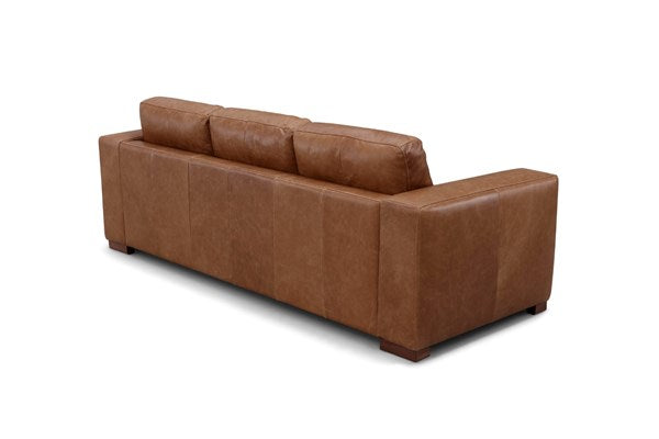 Leather Italia - Inglewood Sofa in Vintage Brown Derby