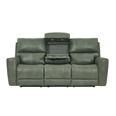 Leather Italia - Laredo Sofa in Sage Moss