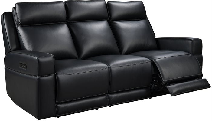 Leather Italia - Valley P2 Sofa in Black