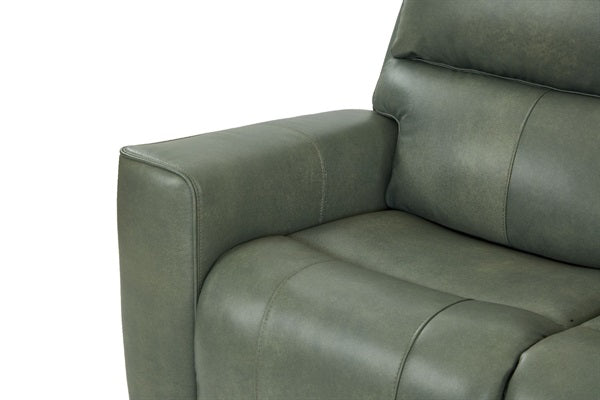 Leather Italia - Laredo Sofa in Sage Moss